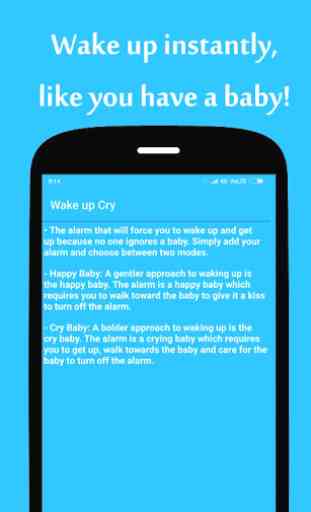 Wake Up Cry: The Unusual Cute Baby Alarm App 2