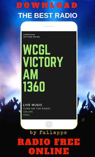 WCGL Victory AM 1360 APLICACIÓN ONLINE GRATIS 1