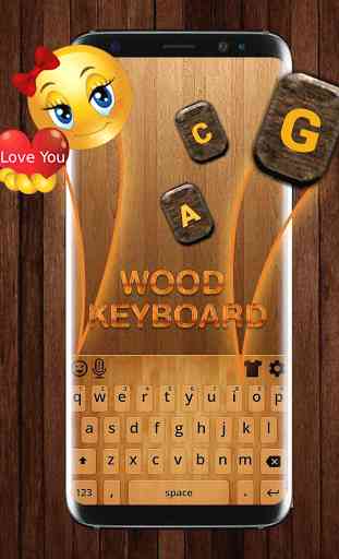 Wood Keyboard Theme X Wooden Themes For Keyboard 1