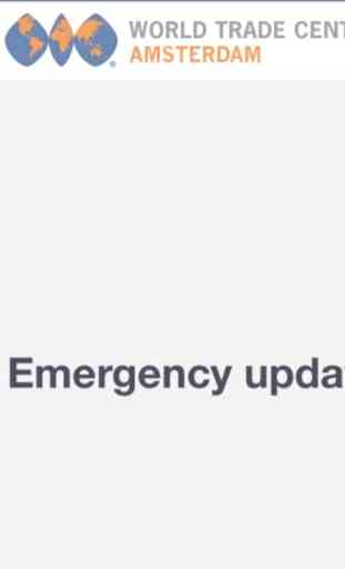 WTC A'dam Emergency Update 1