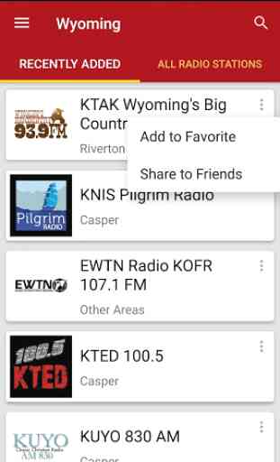 Wyoming Radio Stations - USA 2