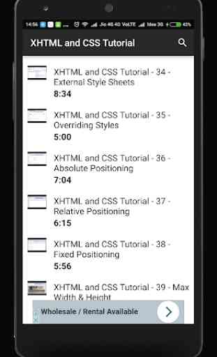 XHTML and CSS Tutorial 3