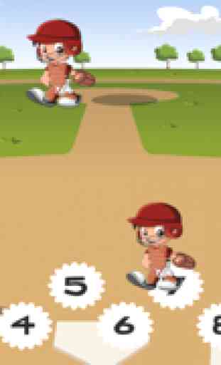 A Baseball Counting Game for Children: learn to count 1 – 10 3
