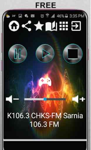 K106.3 CHKS-FM Sarnia 106.3 FM CA App Radio Free L 1