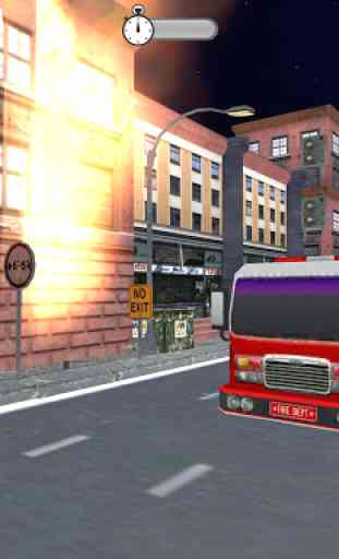 911 simulador de camión de bomberos: simulador 1