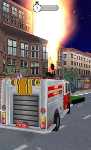 911 simulador de camión de bomberos: simulador 2
