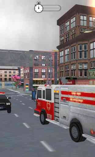 911 simulador de camión de bomberos: simulador 3