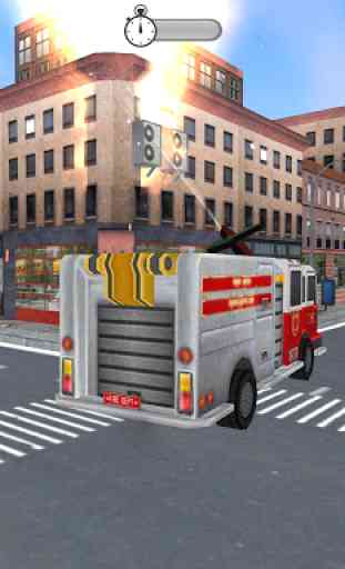 911 simulador de camión de bomberos: simulador 4