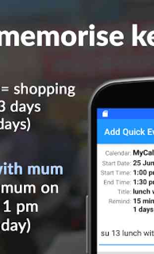 Add Quick Event - fast and easy calendar entry 2