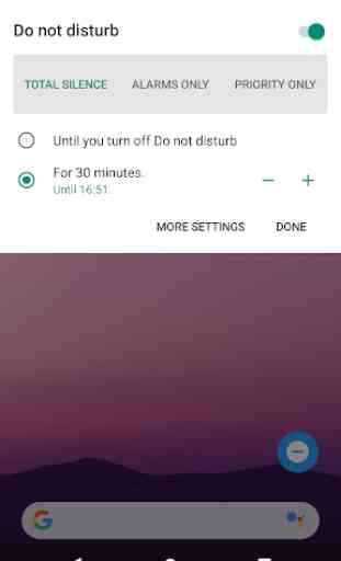 Advanced Do Not Disturb for Android 9 1