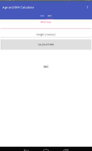 Age and BMI calculator 2