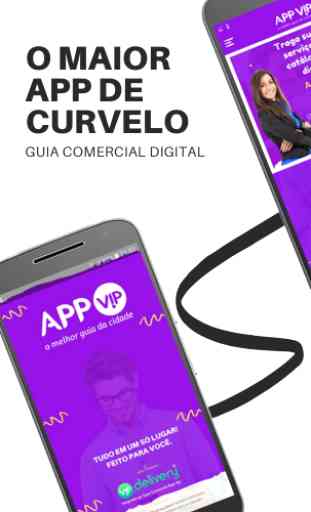 Aplicativo Vip Curvelo - Guia Comercial + Delivery 1