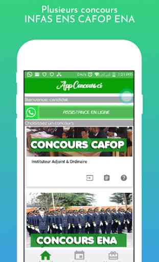 App Concours 2020 ( ENS-INFAS-CAFOP-ENA) 1