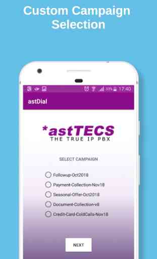 *astTECS astDial - Mobile Cloud Dialer 4