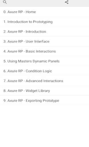 Axure RP Tutorial 1