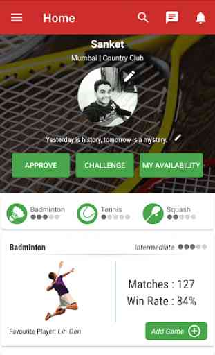Backhand Badminton & Tennis 1