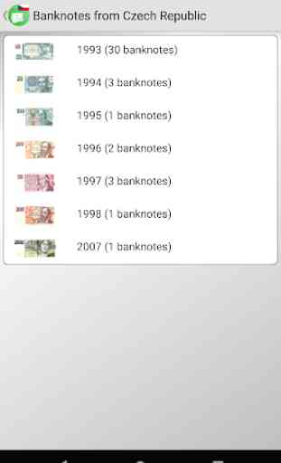 Billetes de banco de República Checa 2