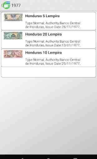 Billetes de Honduras 3