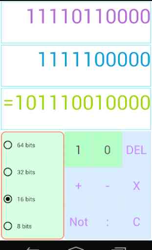 Binary Calculator FREE 4
