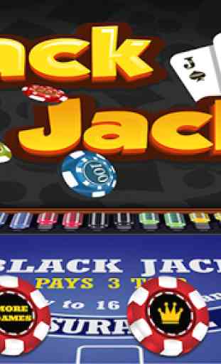 Blackjack 21 Black Jack Table 3