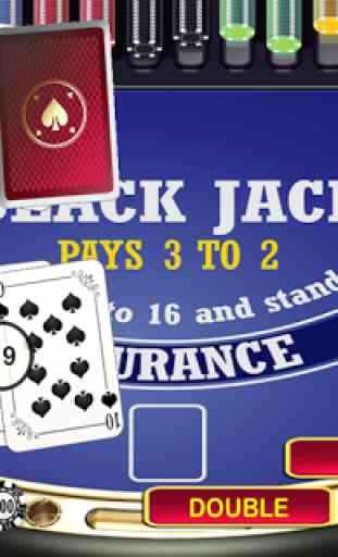 Blackjack 21 Black Jack Table 4