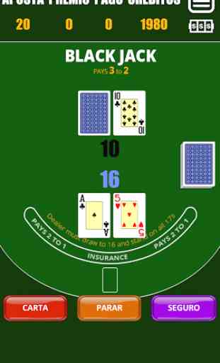 Blackjack 21 Green Vegas 1