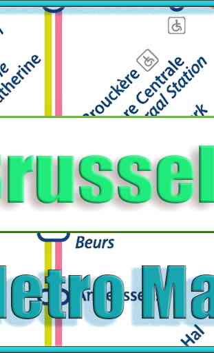 Brussels Metro Map Offline 1