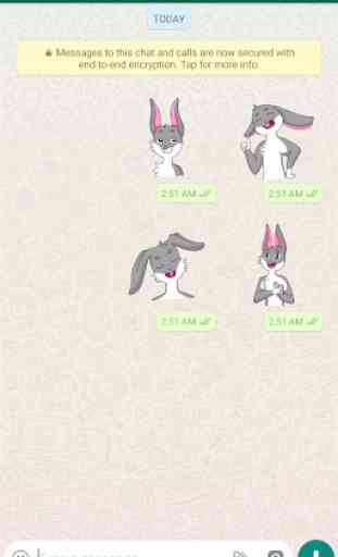 Bunny Stickers - WAStickerApps 3