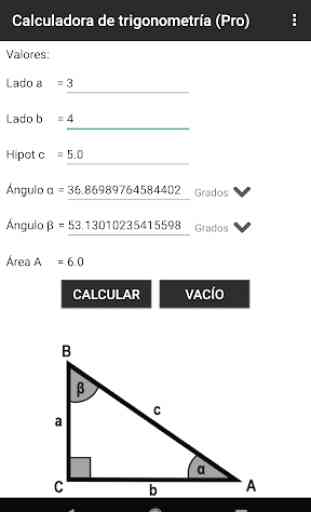 Calculadora de trigonometría (Pro) 1