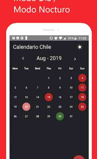 Calendario Festivos Chile 2020- 2021 2