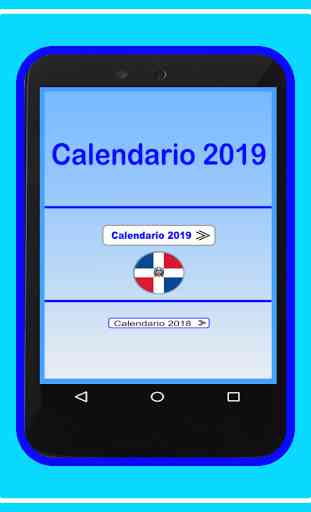 Calendario República Dominicano 2019-Días Feriados 1