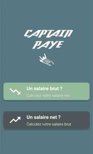 Captain Paye - Prélèvement à la Source  Brut ↔ Net 1