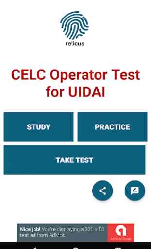 CELC Operator Exam for UIDAI 1