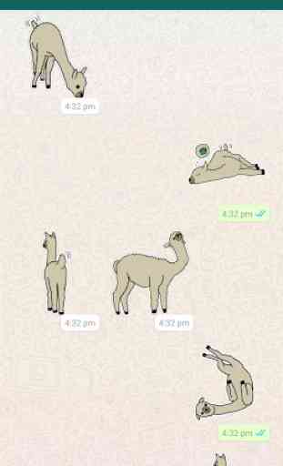 Chewy - Alpaca Stickers for Whatsapp 2