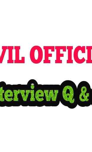 Civil Official - Interview Q n A 1