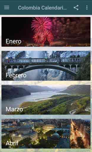 Colombia Calendario 2020 3