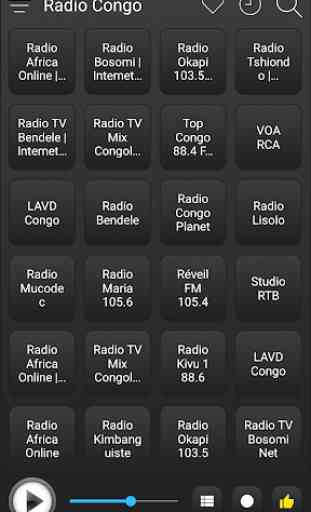 Congo Radio Stations Online - Congo FM AM Music 2