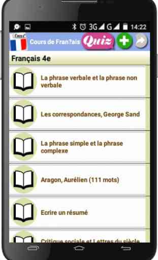 Cours de Français 3