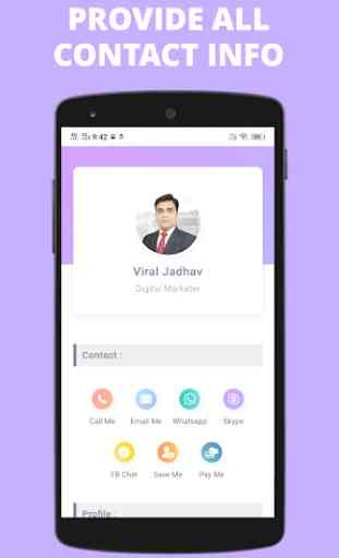 Digital Business Card Maker App by Make My vCard 1