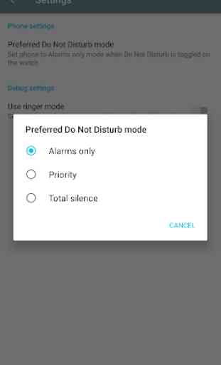 Do Not Disturb Sync for Wear 4
