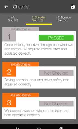 Driver Checklist 4
