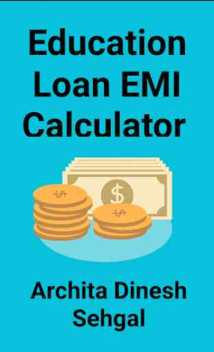Education Loan EMI Calculator 1
