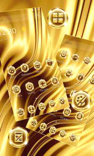Gold Luxury Silk Business Smooth Theme 4