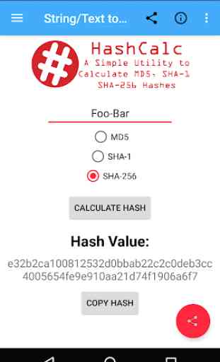 HashCalc - MD5, SHA-1, SHA-256 2