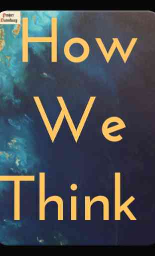 How We Think by John Dewey free eBook 1