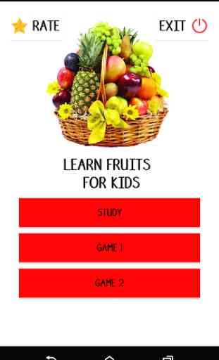 Inglés para niños - Frutas 1