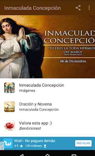 Inmaculada Concepción Feliz día de la Virgen 1