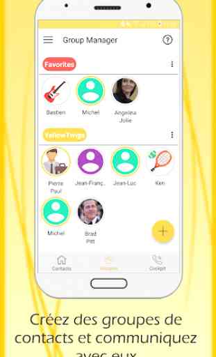 Knock In Contacts & Groups Communication 2