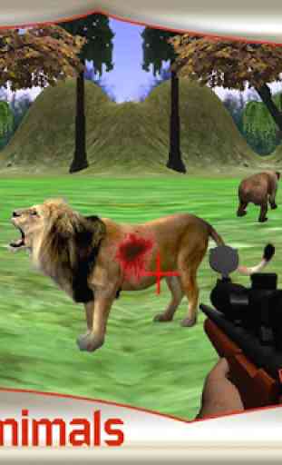 La caza de animales salvajes 4