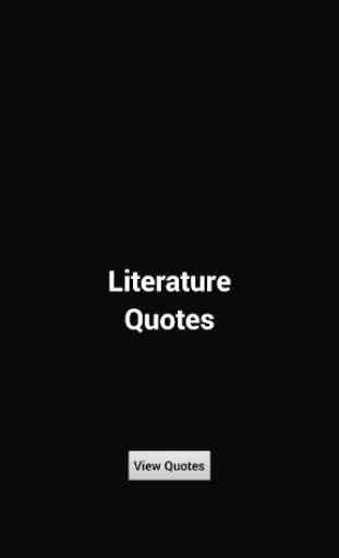 Literature Quotes 1
